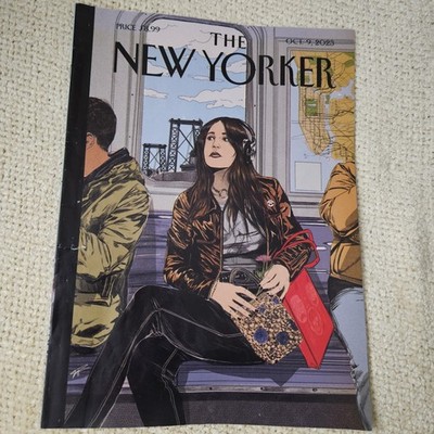 The New Yorker Magazine October 9 2023 ''On The M Train'' Nicole Rifkin