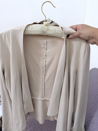 Zara Wildleder Wasserfall Jacke