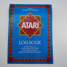 Atari Log Book 1982 Video Computer System Gaming Retro Collectible