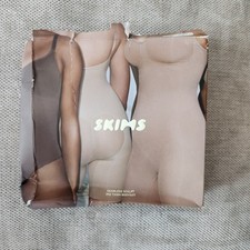 SKIMS Medium Jasper Brown Seamless Sculpt Mid Thigh Bodysuit