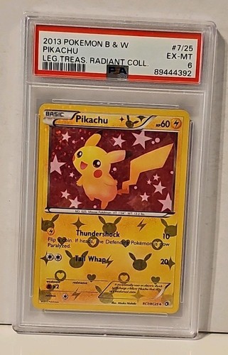 Pikachu graded PSA 6 for sale on eBay