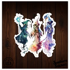 Wizards Sorcerers Magic - Vinyl Decal Sticker - Car Window Laptop - ebn11021