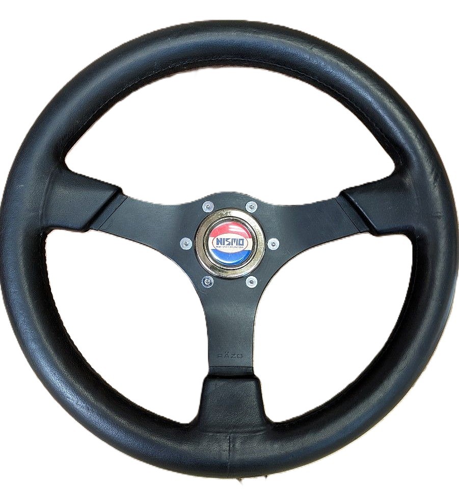RAZO Steering Wheel w/ NISMO Horn Button JDM 80s 90s Skyline R32
