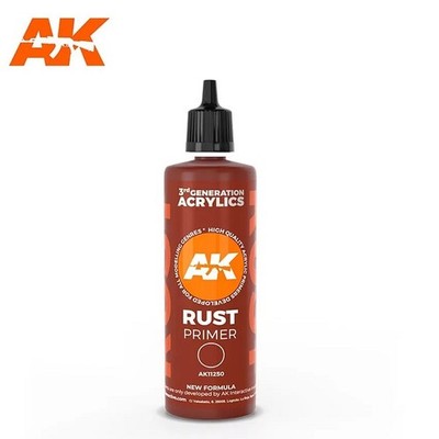 AK Interactive AK11250 - Rust Primer 3G 100ml - Neu