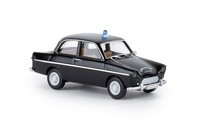 Brekina 27722 - 1/87 Daf 600, Schwarz, Politie (Nl) - Neu