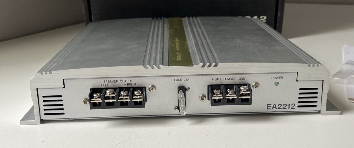 Eclipse Car Audio Amplifier EA2212 2 Channel 12V 2–8 Ohm 25A USA
