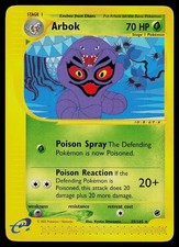 Pokemon Card - Arbok Expedition Base Set 35/165 Rare on eBay