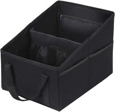 Car Organizer - Car Organizers and Storage, Collapsible Small Car Seat Storage