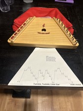 Melody Harp With Case, Tuning Tool And Music Sheet Missing Two Strings