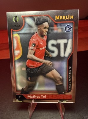2021/22 Mathys Tel Topps Merlin UCC Stade Rennais Rookie RC 21/22 #22