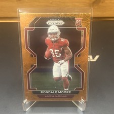 2021 Panini Prizm - Rookie Rondale Moore #347 Orange Lazer Prizm (RC)