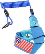 Jet Ski Kill Switch Lanyard Compatible with Yamaha Cut Off Tether Replace Blue