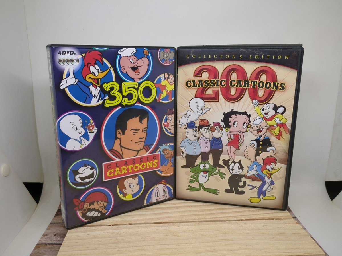 (未使用･未開封品)350 Classic Cartoons [DVD] 350 Classic Cartoons (DVD) 4 DVD set, over 40 hours of