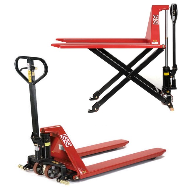 PALLET JACK & LIFT COMBO 2200 lbs Skid Lift 20"x45" Platform 31" Raised eBay