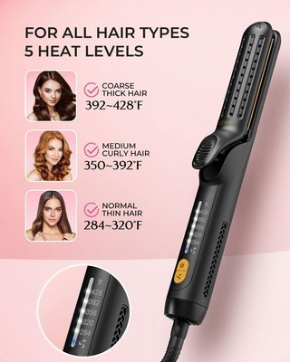 Weeyum Airflow Flat Iron Black 5 Heat Levels All Hair Types