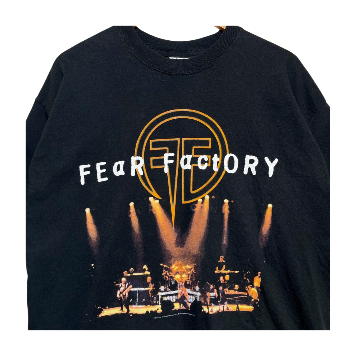 Vintage 2000 Fear Factory Black T-shirt Size XL Obsolete | eBay