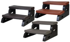 Hot Tub Steps DuraStep II BLACK GREY ESPRESSO PORTABELLO REDWOOD CARAVAN