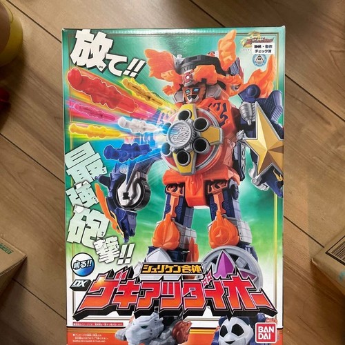 Power Rangers Ninja Steel – Megazord Gekiatsu Daioh DX – Figurine Bandai 2015 – Occasion Excellente