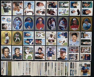 1984 Topps Stickers - Baseball Cards - #166-386 - Complete Your Set - You U Pick