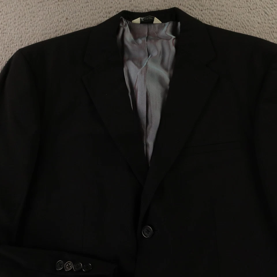 Chaqueta Hopsack M MT Blazer de Lana Negro Abrigo Deportivo Wilke-Rodríguez 42L Foto 2 de 4