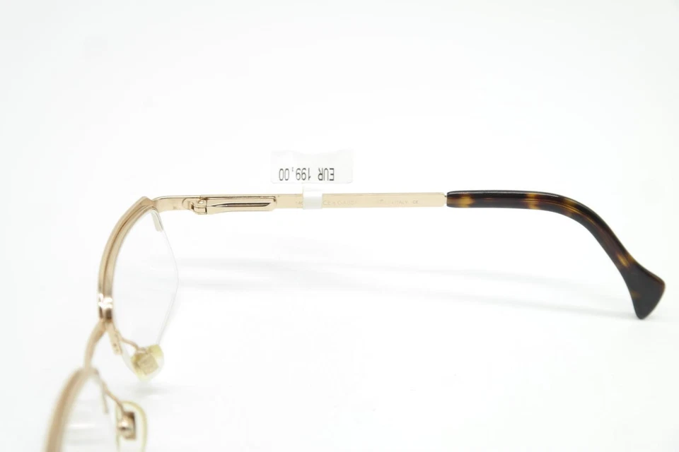 Gafas vintage Dolce Gabbana DG 312 doradas medio marco Foto 4 de 4