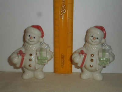 Lenox Porcelain SNOWMEN Figurines 12 Months of SNOW MEN December