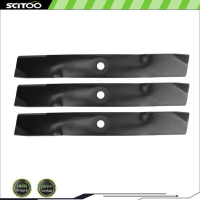3 Mower Blades for 54'' John Deere ZTrak Z525E Z540M Z375R Replace M143520 C Deck