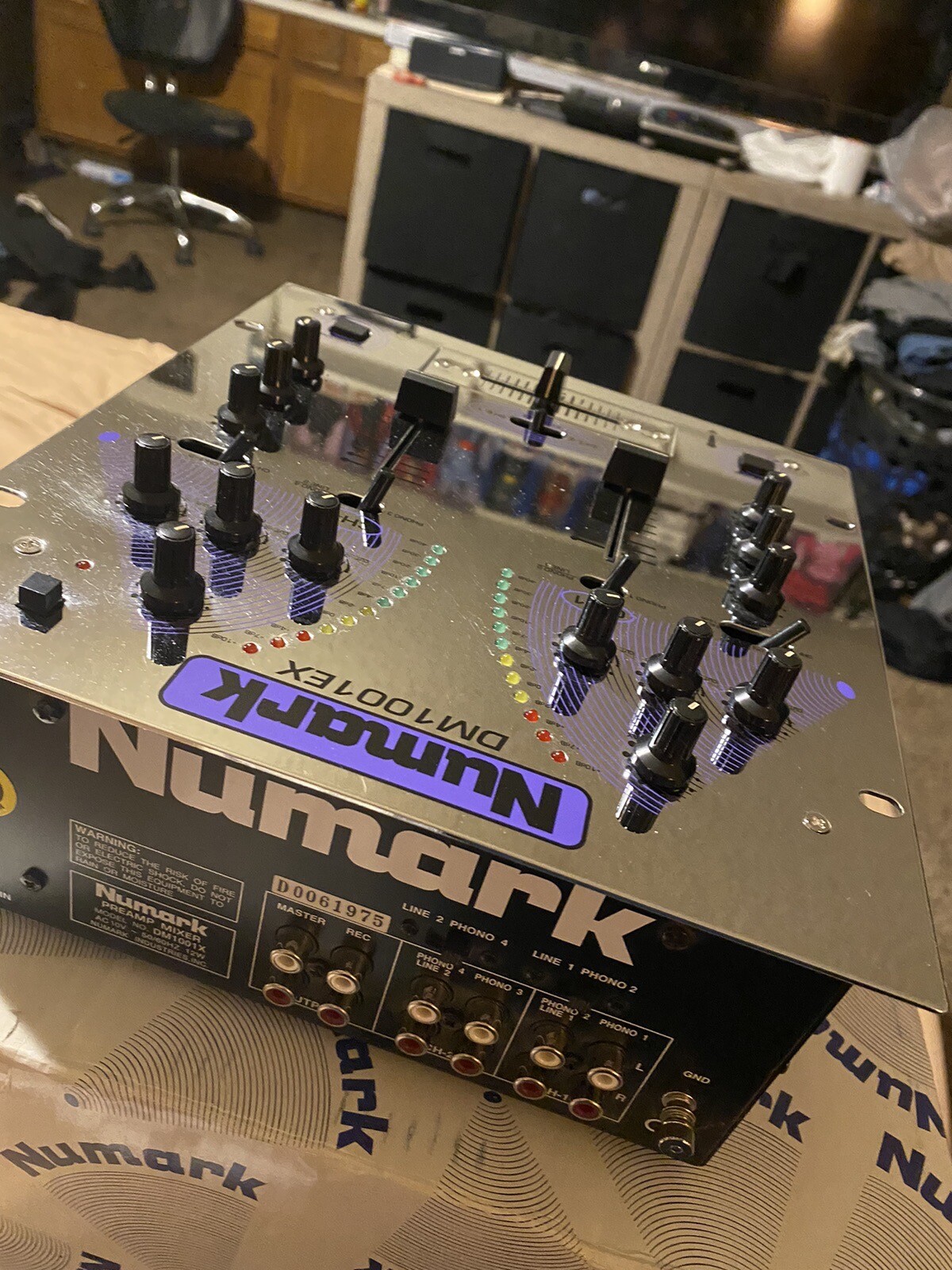 Numark DM1001X DJ Turntable Mixer CHROME eBay