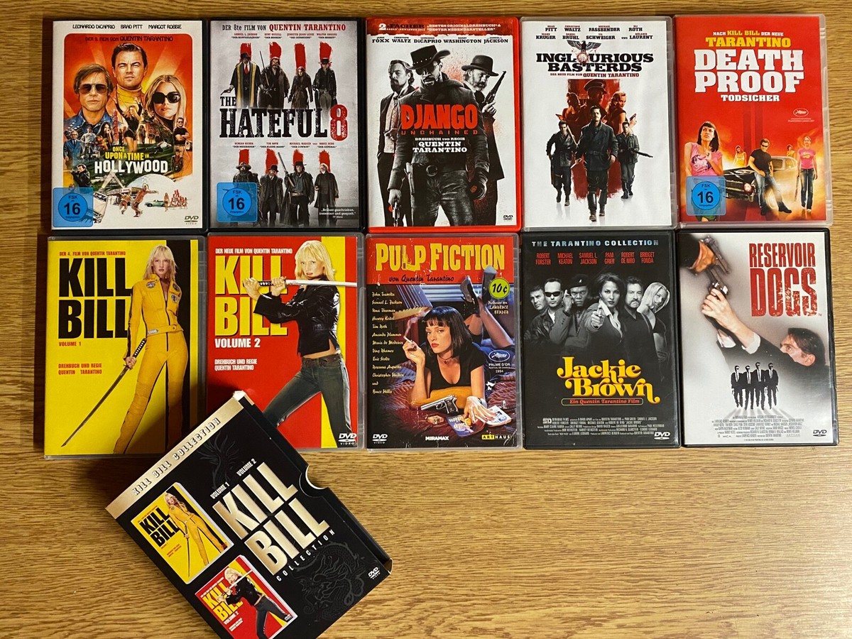Quentin Tarantino alle 10 Filme Komplett Collection Sammlung
