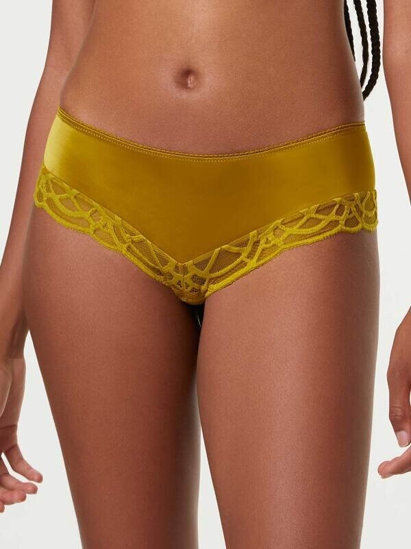 Tanga / String Darjeeling – Taille L – Modèle Jeanne – Couleur Curry – Réf 08470S10