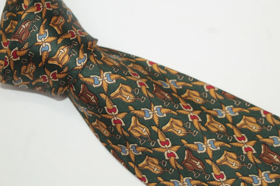 Corbata de seda RENATO BALESTRA hecha en Italia F79705 Foto 3 de 4