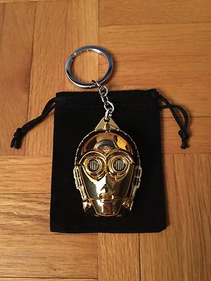 Star Wars C-3PO - Z-6PO Gold Face Mask Keychain | eBay