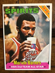 Marvin Barnes Rookie 1975 76 Topps 252 St Louis Spirits Bad