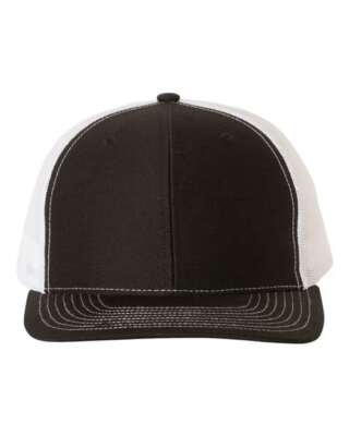 Richardson 112 Adjustable Snapback Trucker Hat OSFM Blank Mesh Back - US SELLER