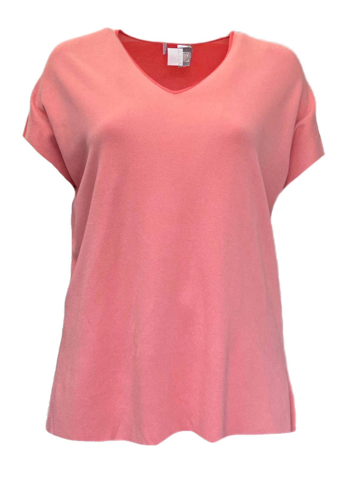Cotton Short Sleeve V-Neck Sweaters for Women