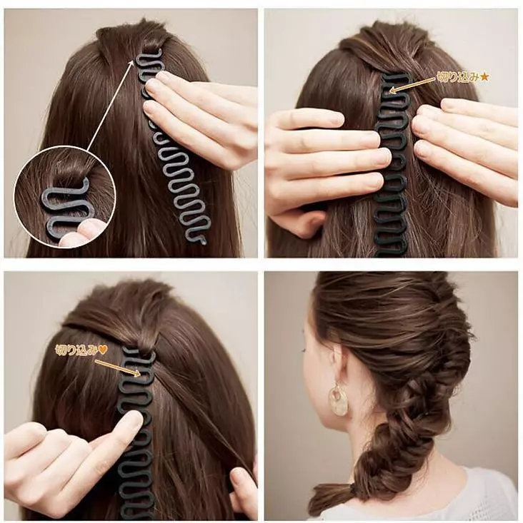 Hair French Braid Clip Magic Styling Stick DIY Bun Maker Tool