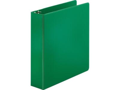 Business Source Round Ring Binder 2'' Capacity 11''x8-1/2'' Green 28558
