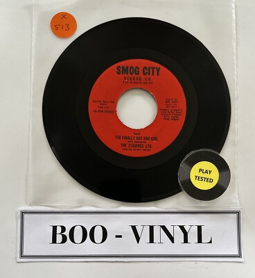 The Esquires Ltd. - I've Finally Got You Girl 7  Vinyl Soul Funk Record EX Con