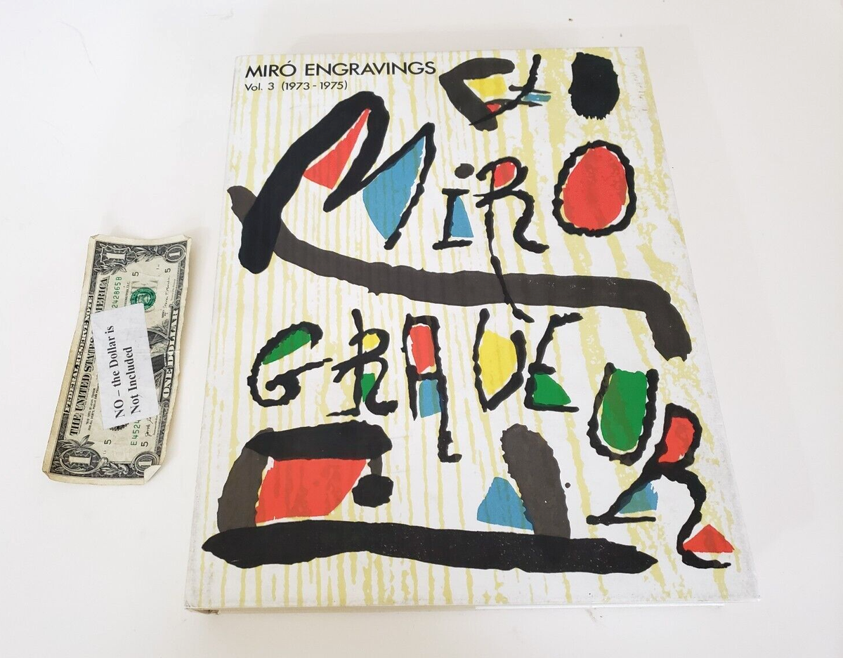 Miro Engraver Vol 3 1973 - 1975 Jacques Dupin Rizzoli New York