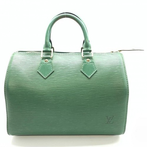 Louis Vuitton Epi Speedy 25 Borneo Green Handbag Leather Travel Bag LV M43014 AB