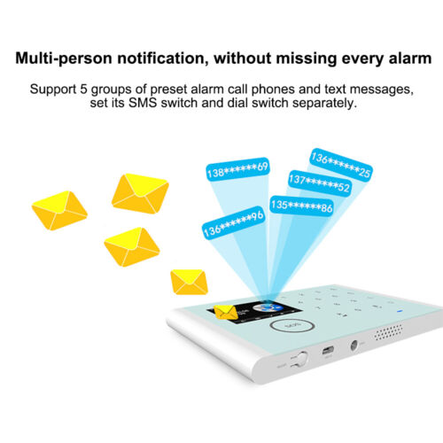 WiFi+GSM+GPRS 3in1 Wireless Network Smart Home Security Alarm System Kit U7F6 - Picture 10 of 12