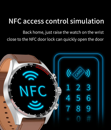 Men Bluetooth Call Smart Watch NFC Waterproof Fitness Tracker Heart Rate - Picture 18 of 31