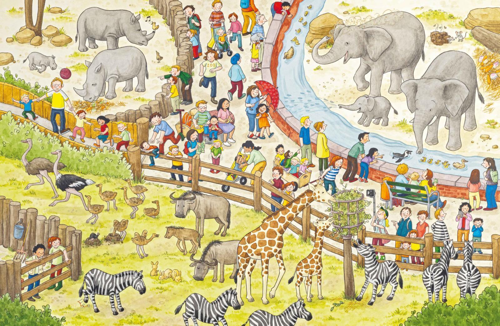 Thumbnail - Mein Großes Zoo-wimmelbuch Sandra Reckers