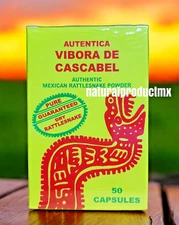 Vibora de Cascabel Supplement 50 Capsules Rattlesnake Powder Supplement