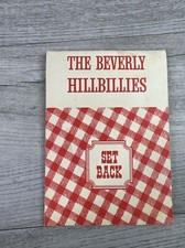 Vintage 1963 Beverly Hillbillies Set Back Card Game Instruction Booklet ONLY