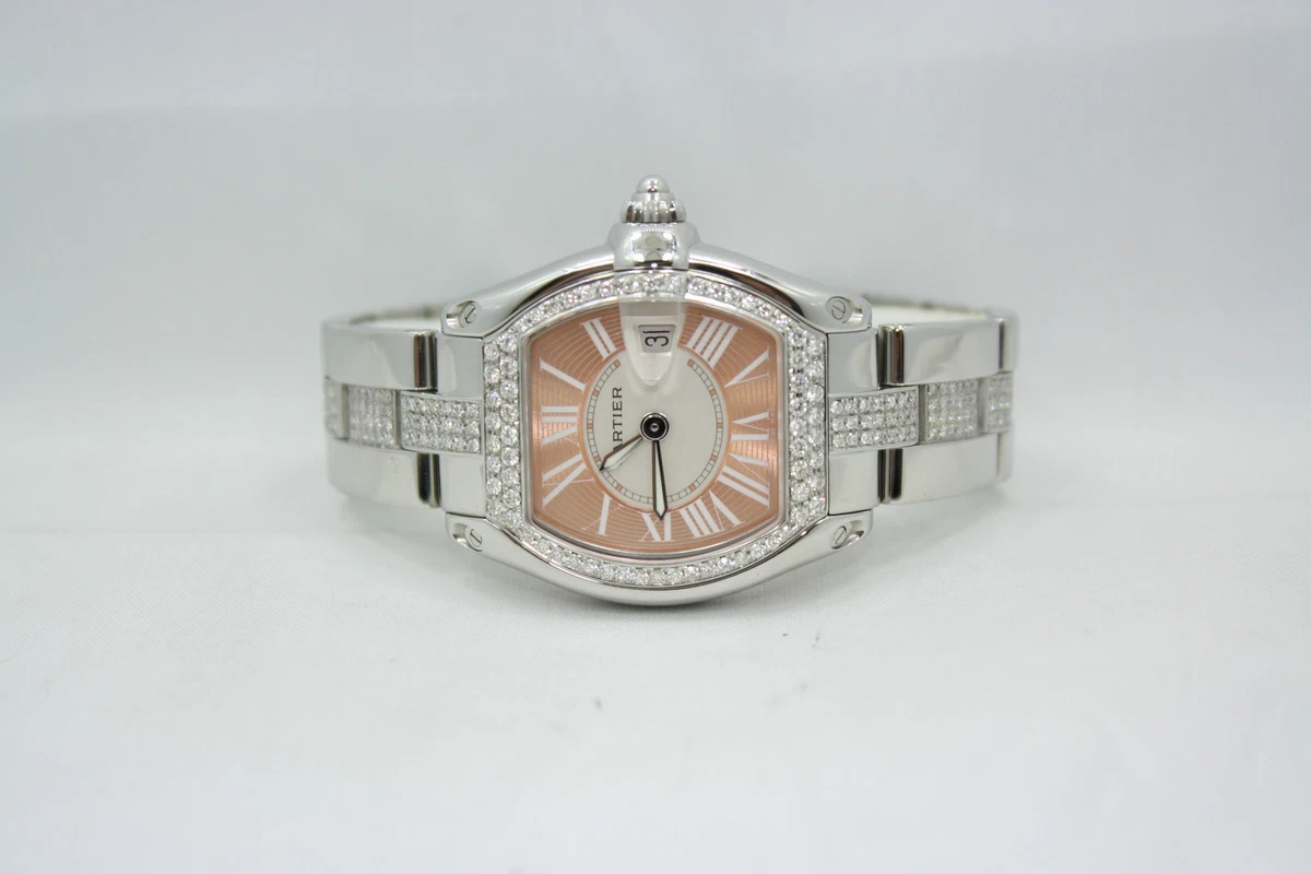 Diamond encrusted watch women's sales