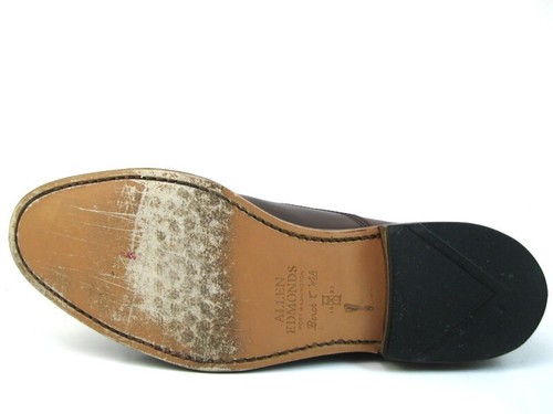 Allen Edmonds "PARK AVENUE" Cap-Toe Oxford-Schuhe 9 D Mahagoni Made in USA (389N) - Bild 9 von 12