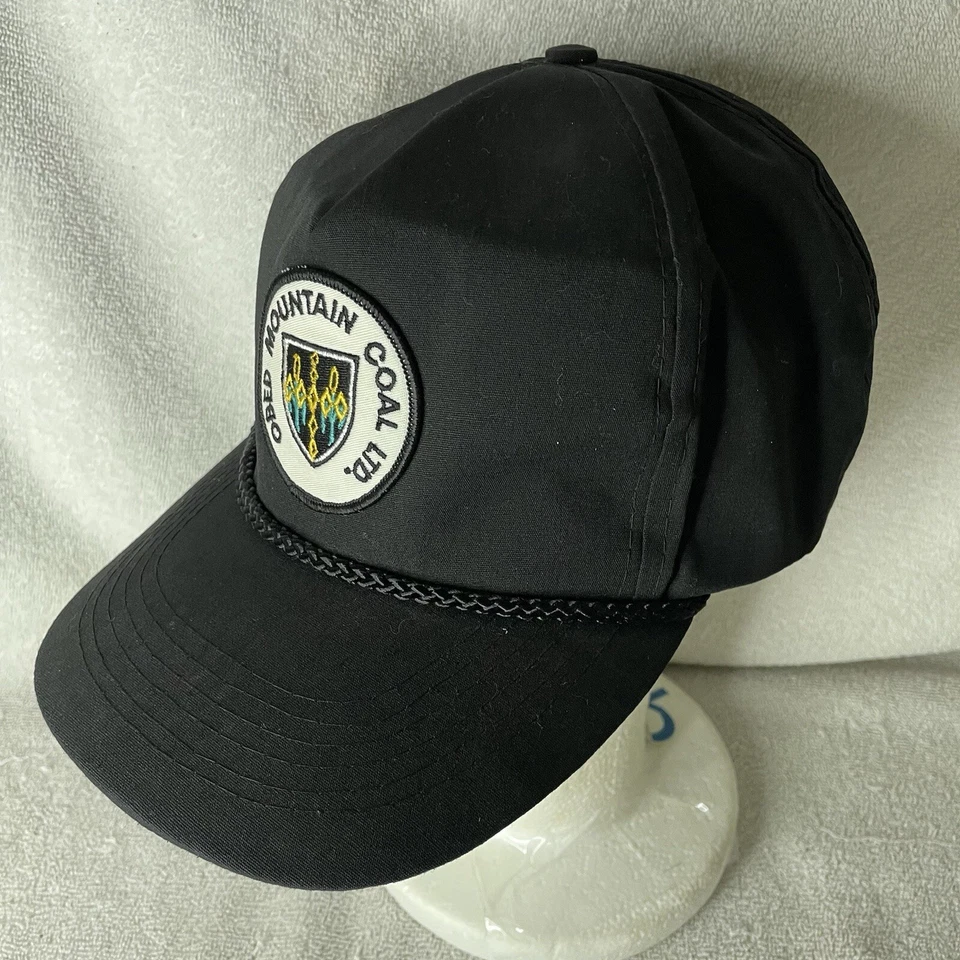 Gorra de camionero Obed Mountain Coal Mine Canadá de colección para hombre sombrero de cuerda a presión Foto 3 de 4