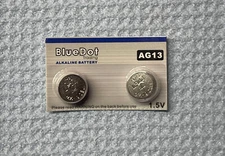 2-PK AG13 LR44 SR44 LR1154 357A A76 357 SR44SW AKALINE BATTERY LED WATCH REMOTE