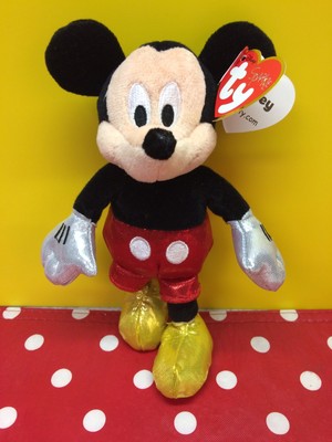 mickey beanie baby